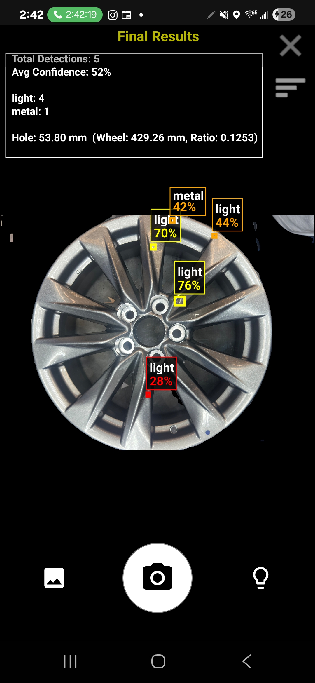 Defense manufacturing quality control detecting wheel defects with InSpec